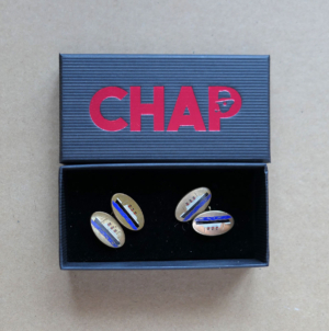 Cruise Liner Enamel Cufflinks