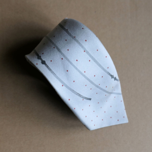 Pearl Grey Swing Tie