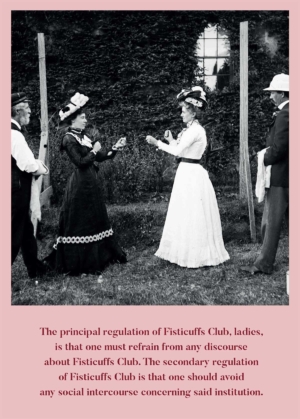 Fisticuffs Greetings Card x5