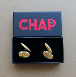 Green Flash Deco Cufflinks