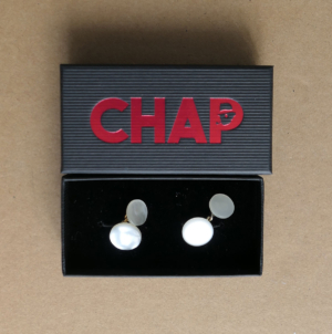 Mother-of-pearl Chain Cufflinks