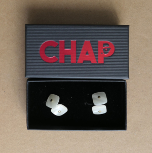 Square Mother-of-pearl Cufflinks
