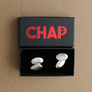 Plain Shiny Chain Cufflinks