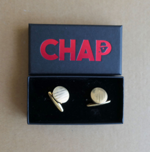 Stretch Machine Tooled Cufflinks