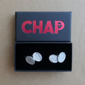Oval Art Deco Cufflinks