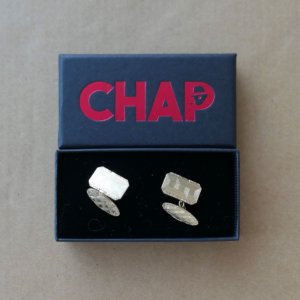 Rolled Gold Deco Cufflinks