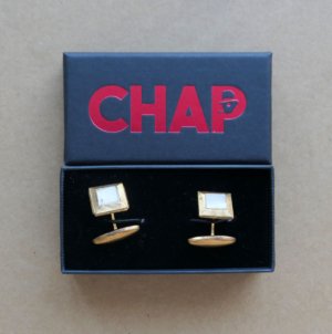 Square Mother-of-pearl Cufflinks